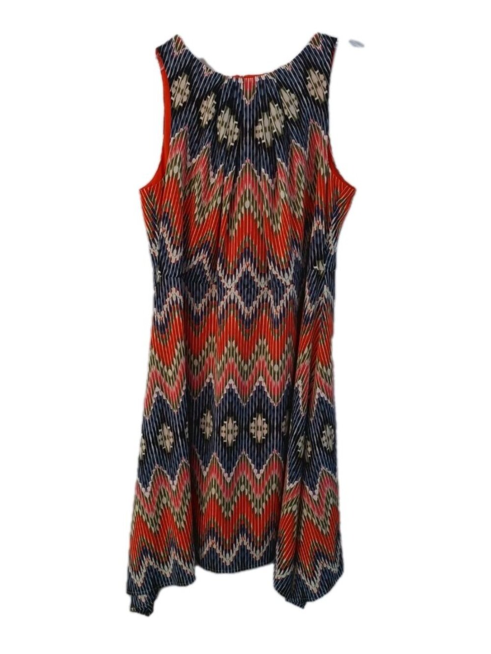 East Adeline Womens Dress Size 2x Lined Multicolor Sleeveless Length 39"